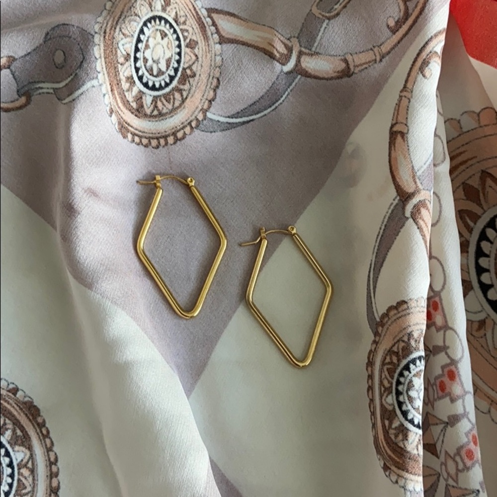 Vintage Geometric Hoop Earrings